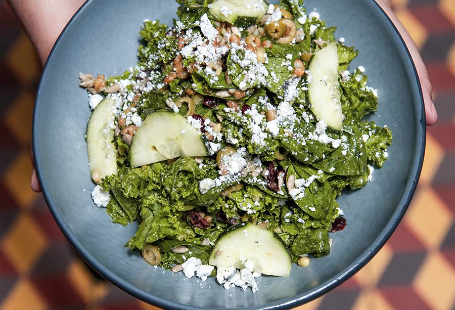 Ensalada de Espinaca y Kale