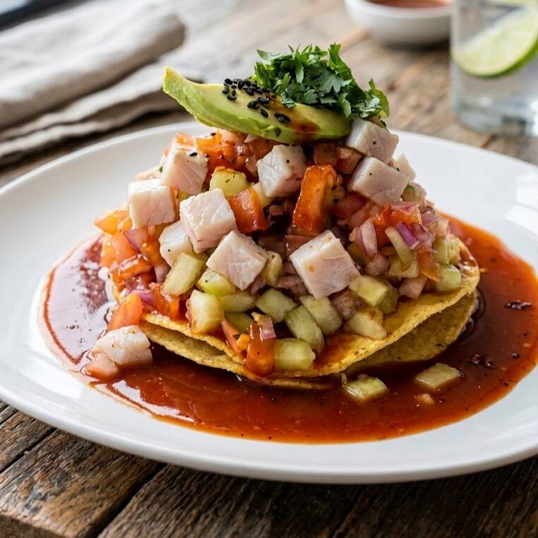 Tostada de Pescado