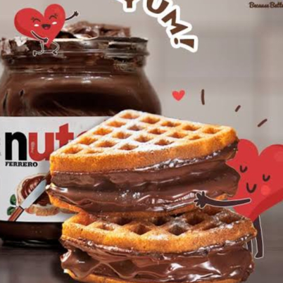 Waffles de Nutella 🍫