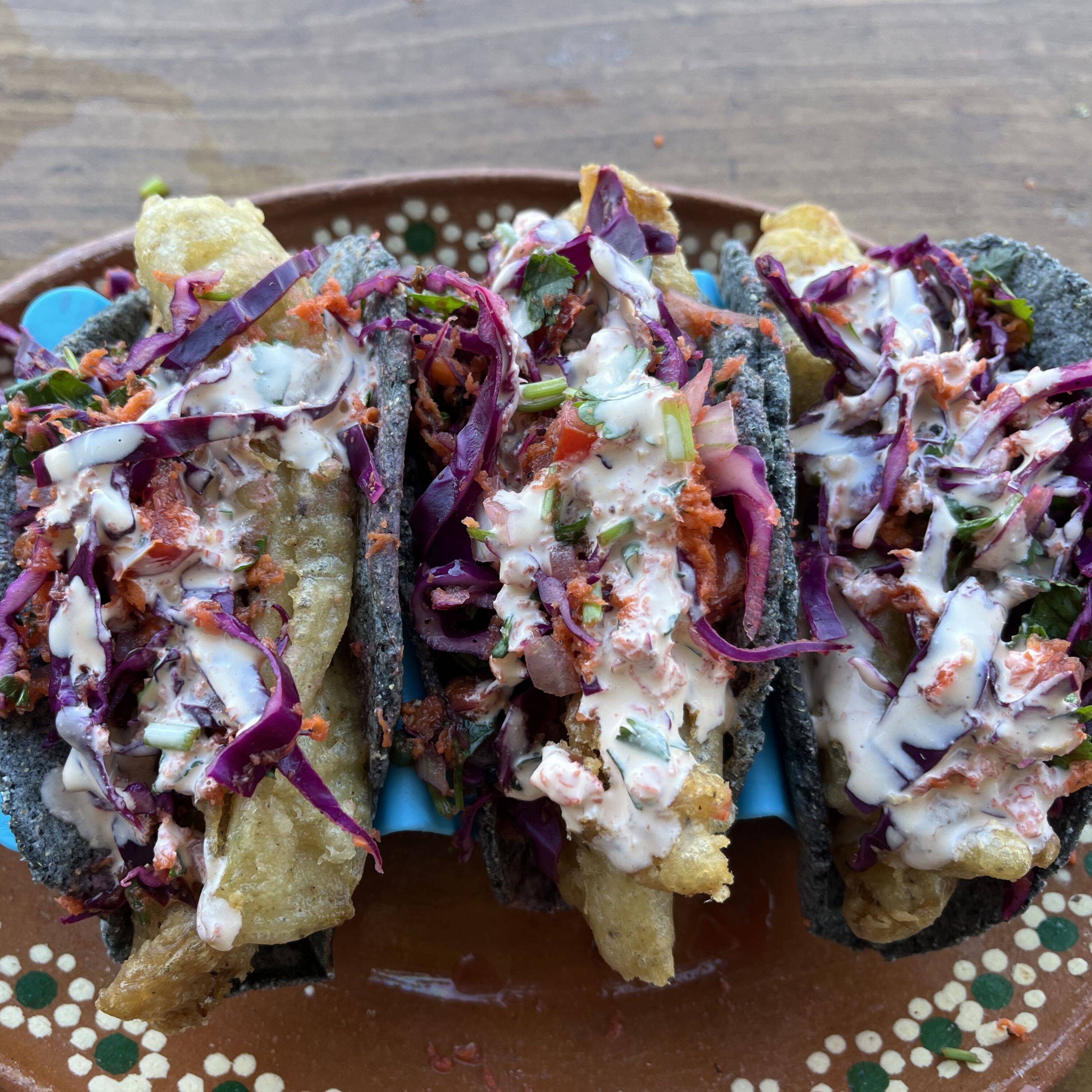 TACOS CAPEADOS DE PESCADO