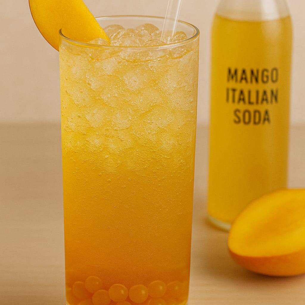 Soda Italiana Mango 16 Oz