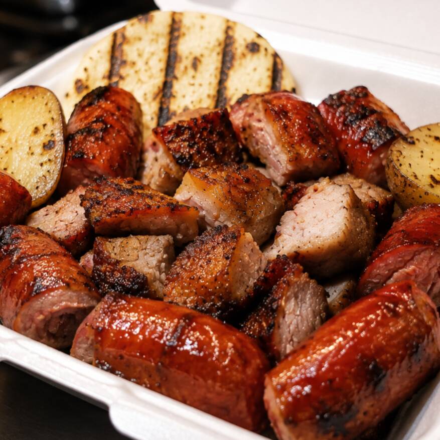 Picada con Chorizo de la Casa 1/2 Libra