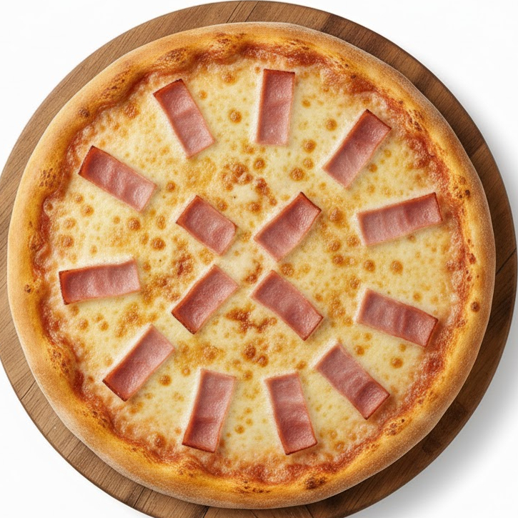 PIZZA GRANDE (35 CM) JAMÓN Y QUESO