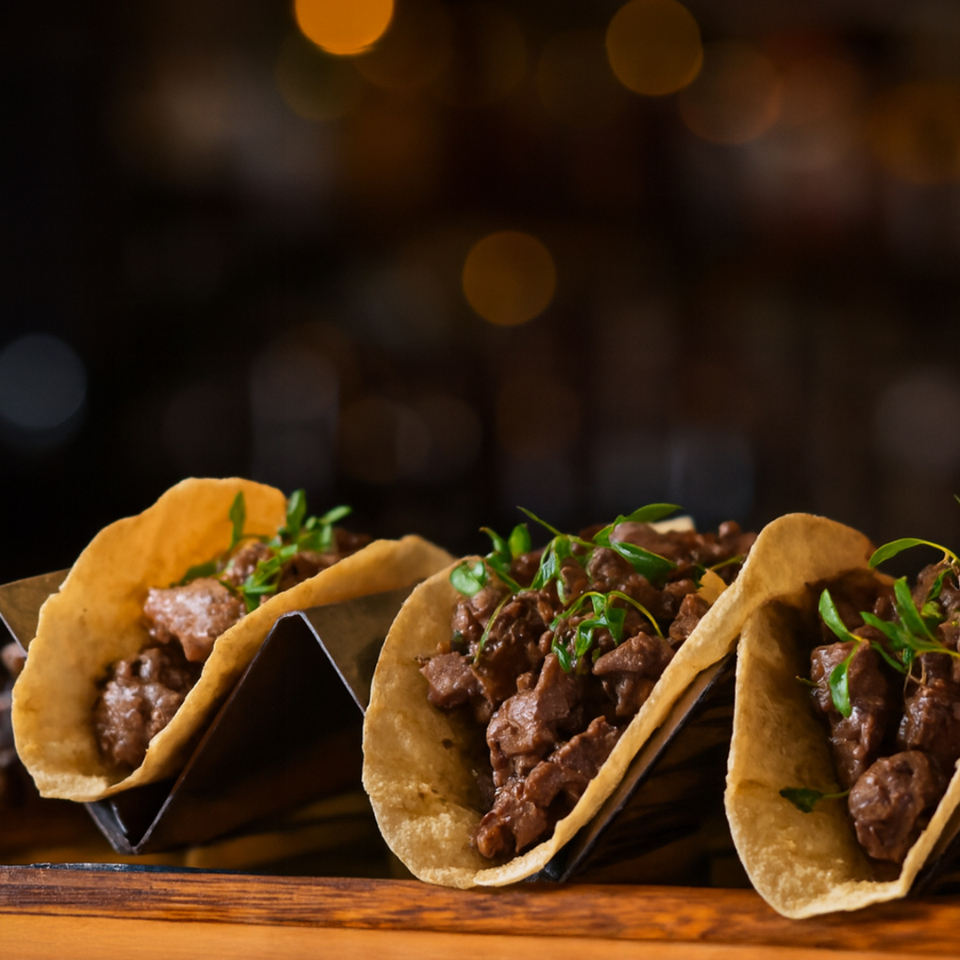 Tacos de Arrachera 3pz 150Gr