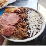 Pabellón con Chuleta Ahumada