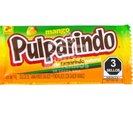 Pulparindo de tamarindo natural sabor mango