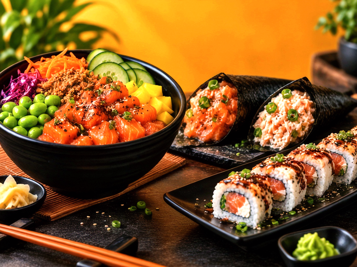 Pokes & Temakis - Sushi - Promoções