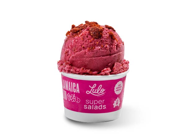 Helado Fresa Jamaica con Chilito