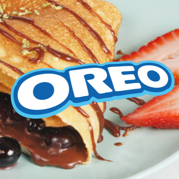 Megacrepa de Fruta más Galleta OREO.