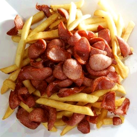 Salchipapas