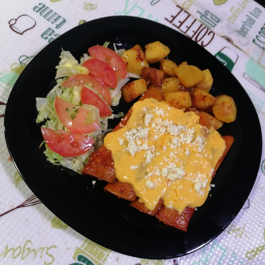 Enchiladas super cheese