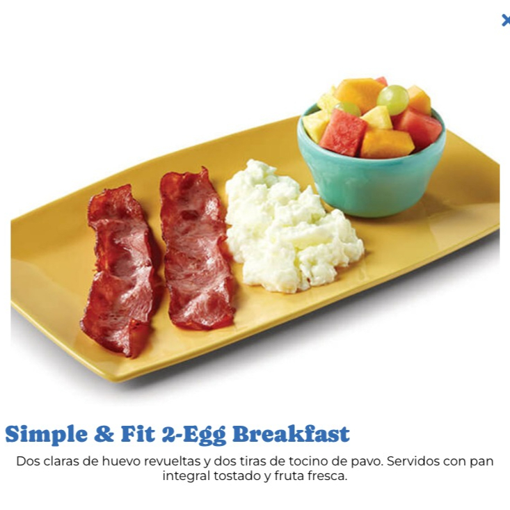 Simple & Fit 2-egg Breakfast