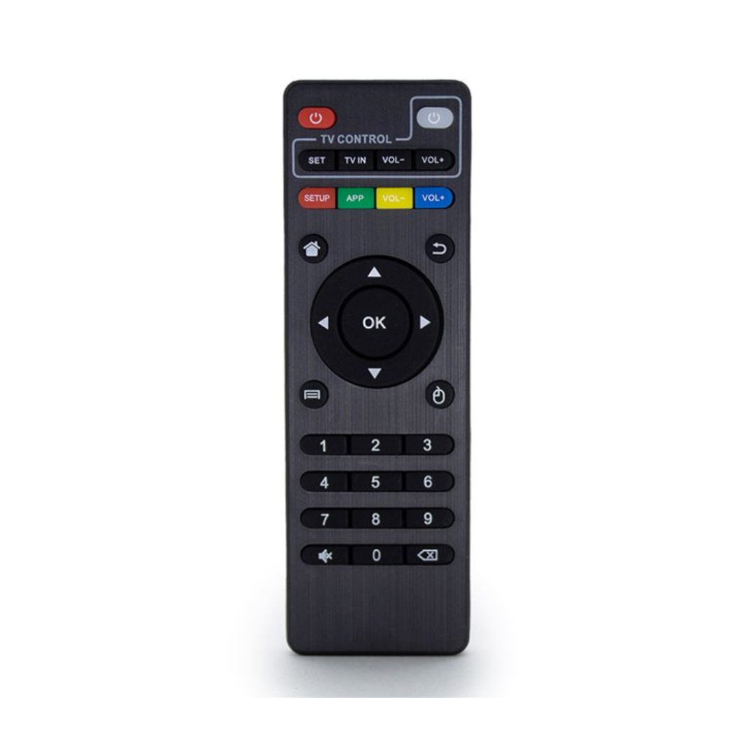 O Controle Universal para Tv Box é a solução perfeita para quem procura controle universal para Tv Box, controle remoto para Tv Box, controle para Android Tv Box, controle remoto para set-top box, controle universal de Tv Box e controle remoto universal para entretenimento em casa. Compatível com marcas populares de Tv Box, o controle universal funciona sem necessidade de configuração complicada, permitindo que você comece a usar imediatamente. Seu design ergonômico e compacto garante conforto e praticidade durante o uso.   controle universal para Tv Box, controle remoto para Tv Box, controle para Android Tv Box, controle remoto para set-top box, controle universal de Tv Box, controle remoto universal para entretenimento em casa, controle para Tv Box smart.