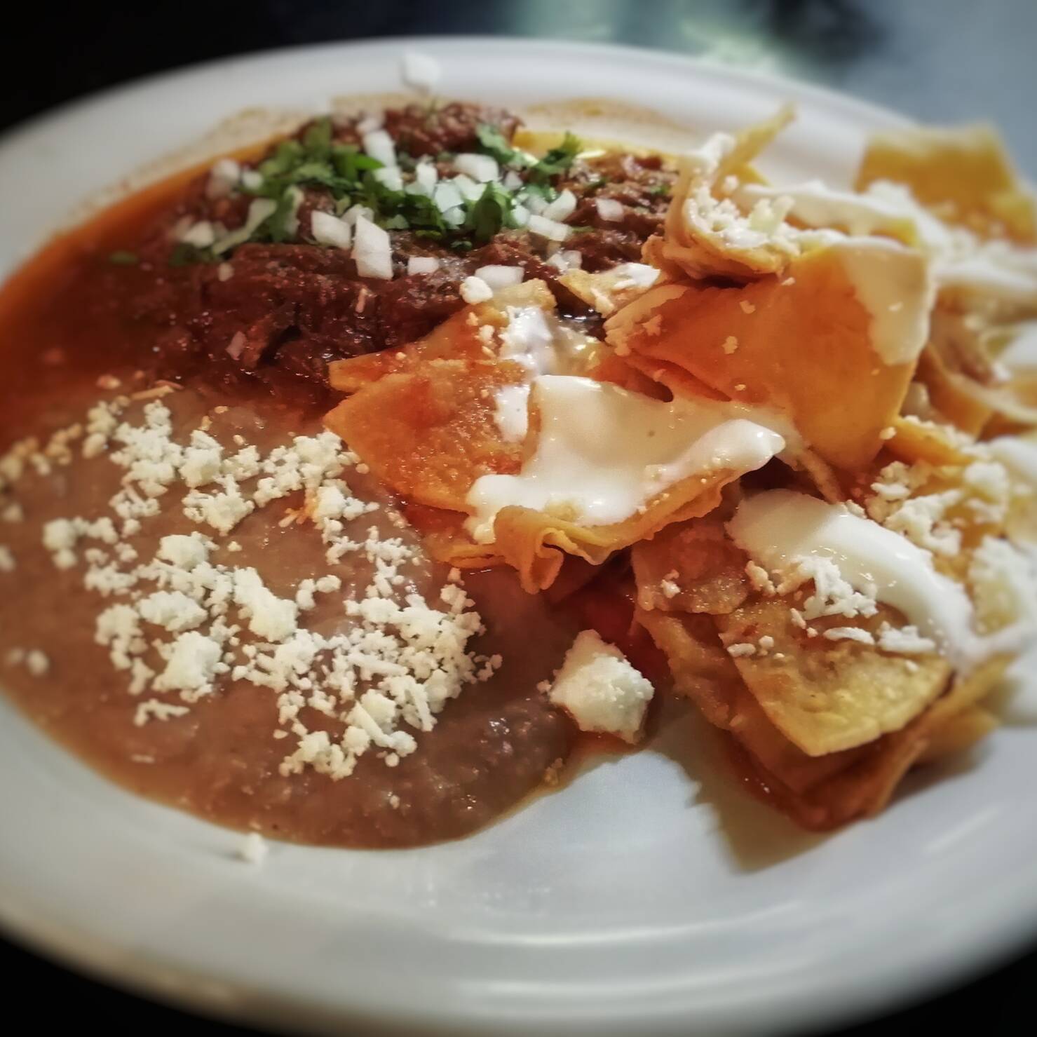 Chilaquiles Rojos Huevos al Gusto
