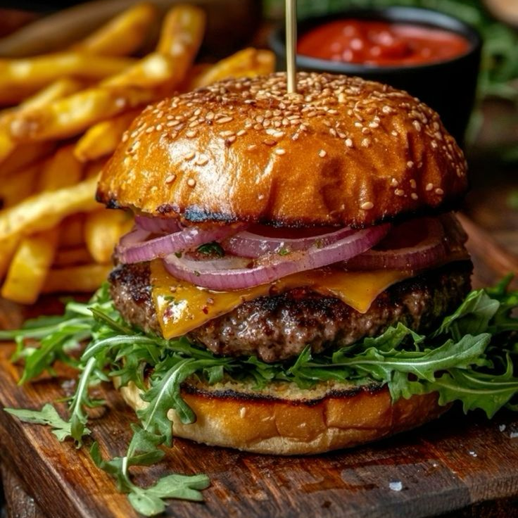 HAMBURGUESA ARRACHERA
