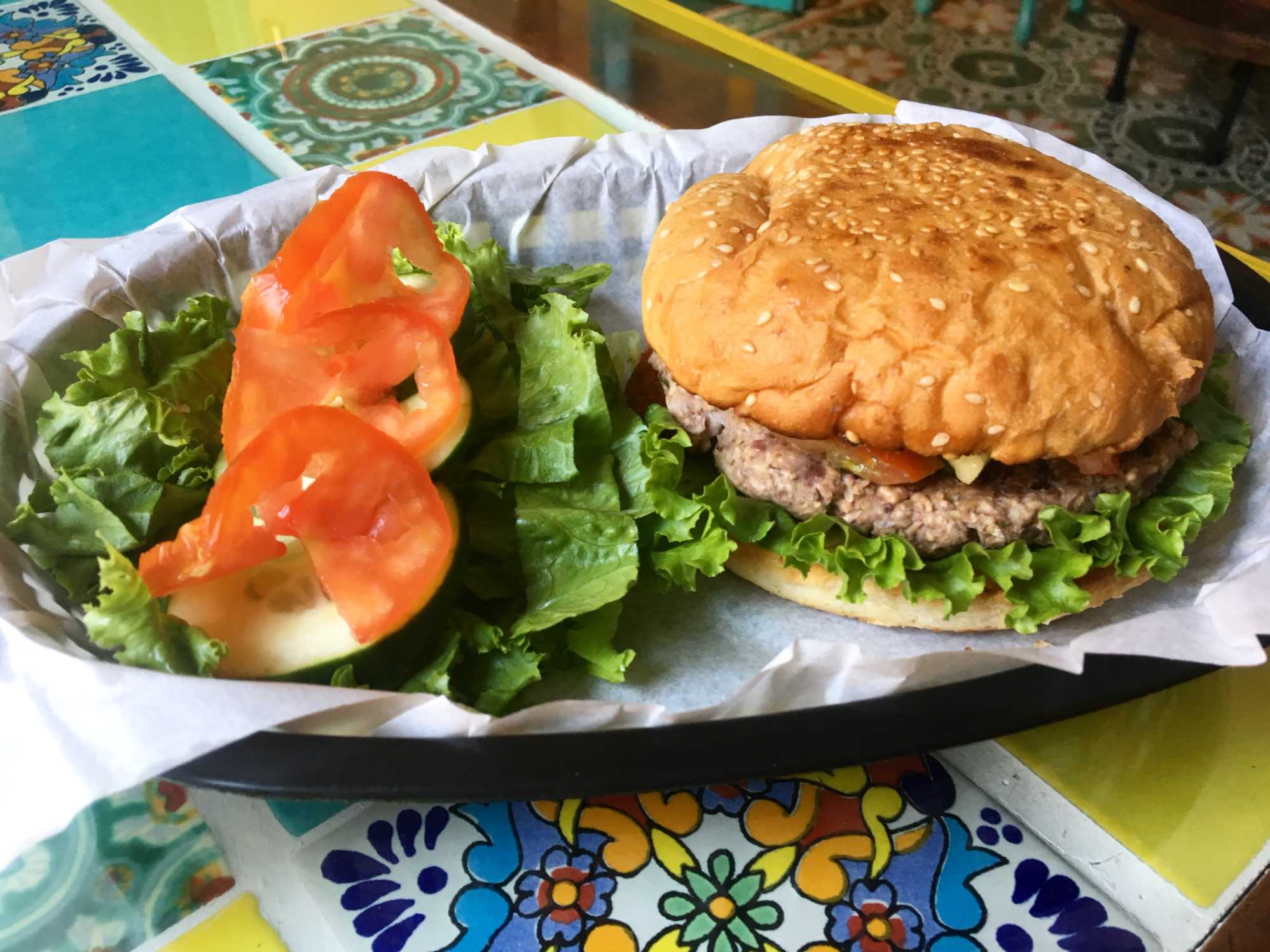Hamburguesa de Frijol con Quinoa