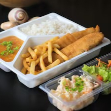 O melhor prato executivo de peixe de Curitiba agora acompanha pirão ou feijão! Prato caseirinho de arroz branco, maionese, salada e peixe. Escolha entre batata frita ou legumes, pirão ou feijão.