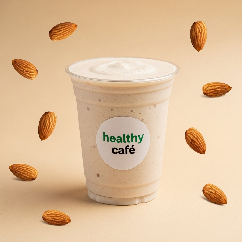 Batido proteico de almendras