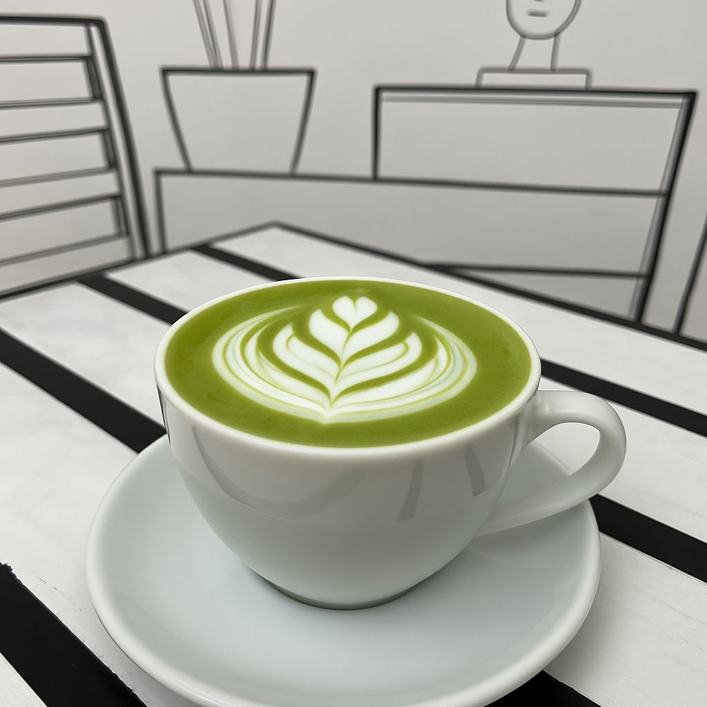 Matcha latte 12oz