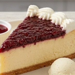 Rebanada Cheesecake de Frambuesa