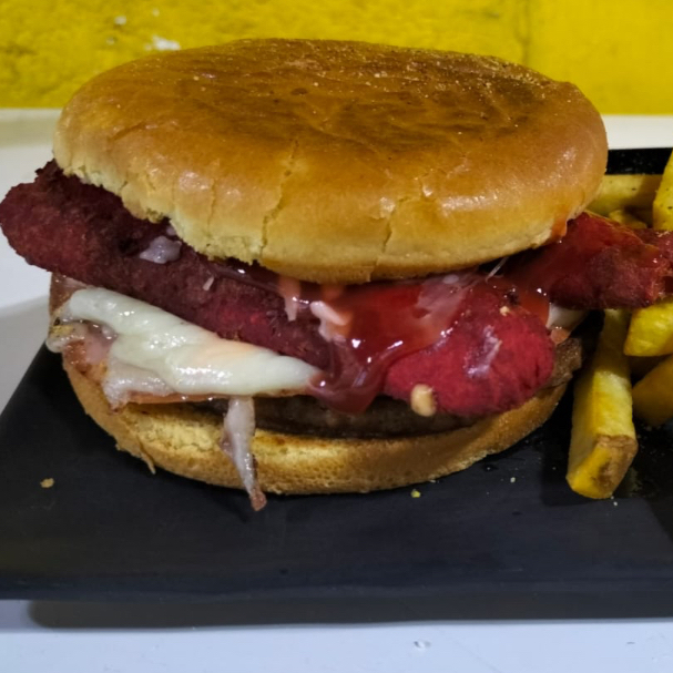 Salchiburguer con Papas