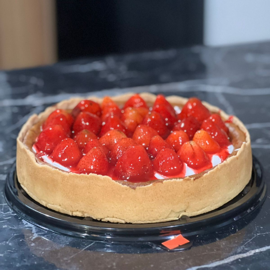 Pay de Queso con Fresa