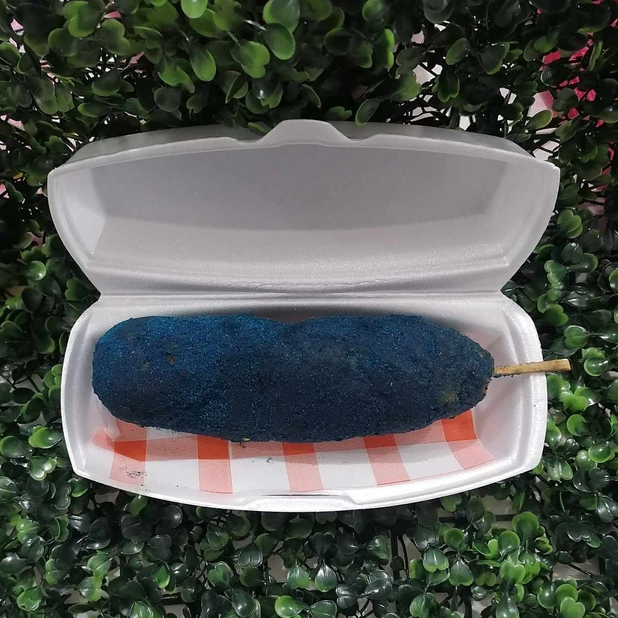 Banderilla Coreana Cubierta de Flamming Azul