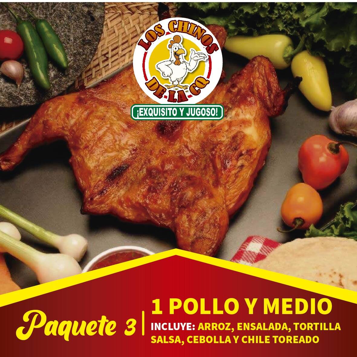 1 Pollo y Medio