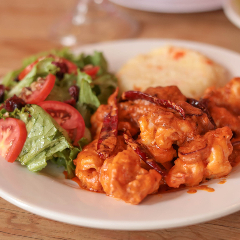 Camarones a la Diabla