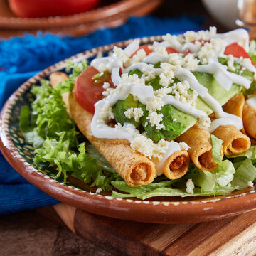 Tacos Dorados+ Refrezco