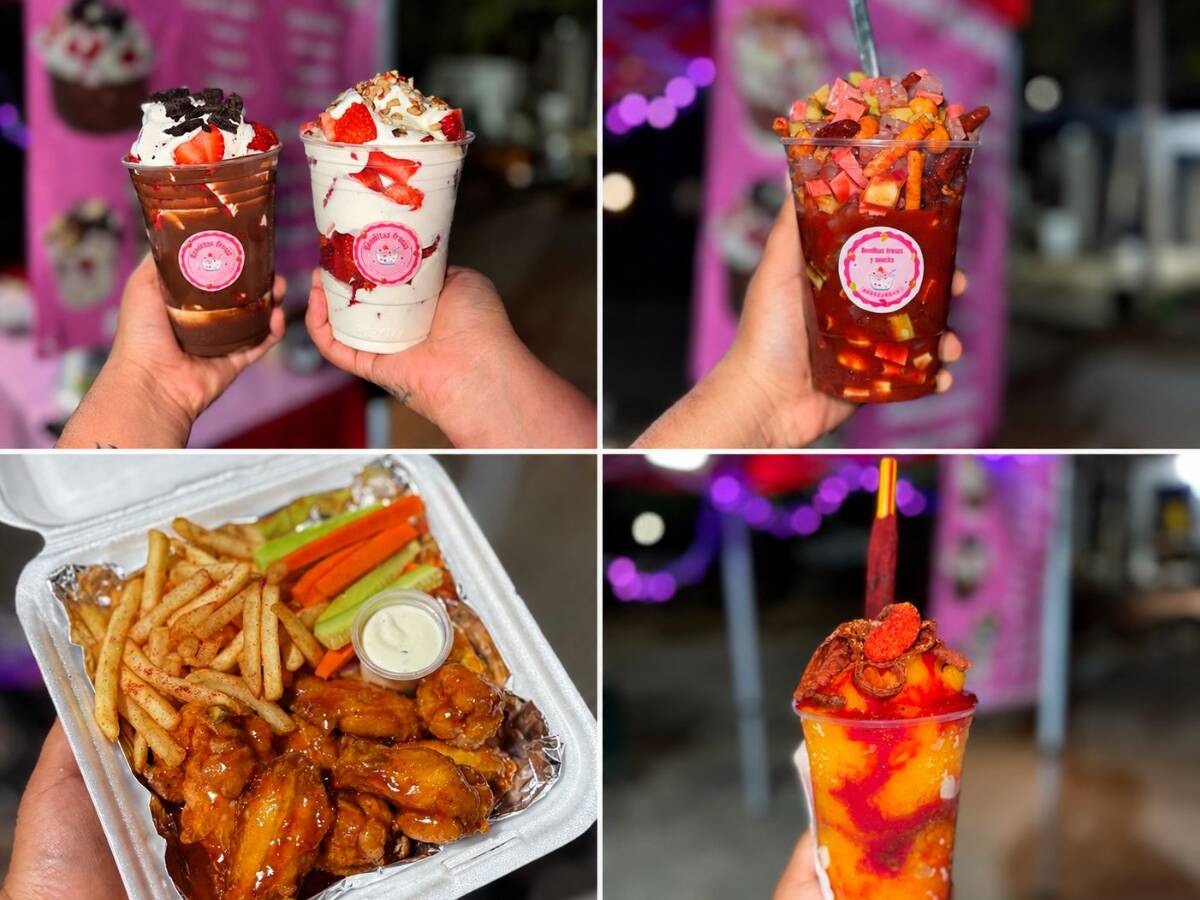 Fresas , wings, y snacks