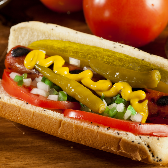 Hot dog normal