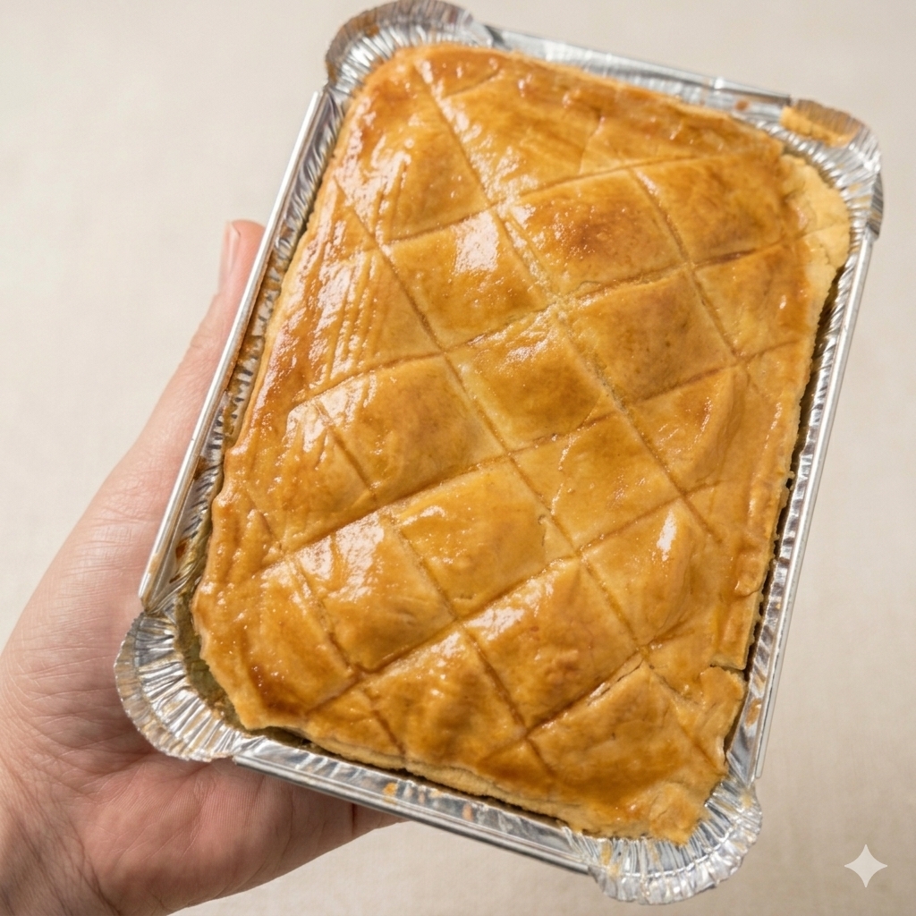 Torta salgada de frango para 02 pessoas.