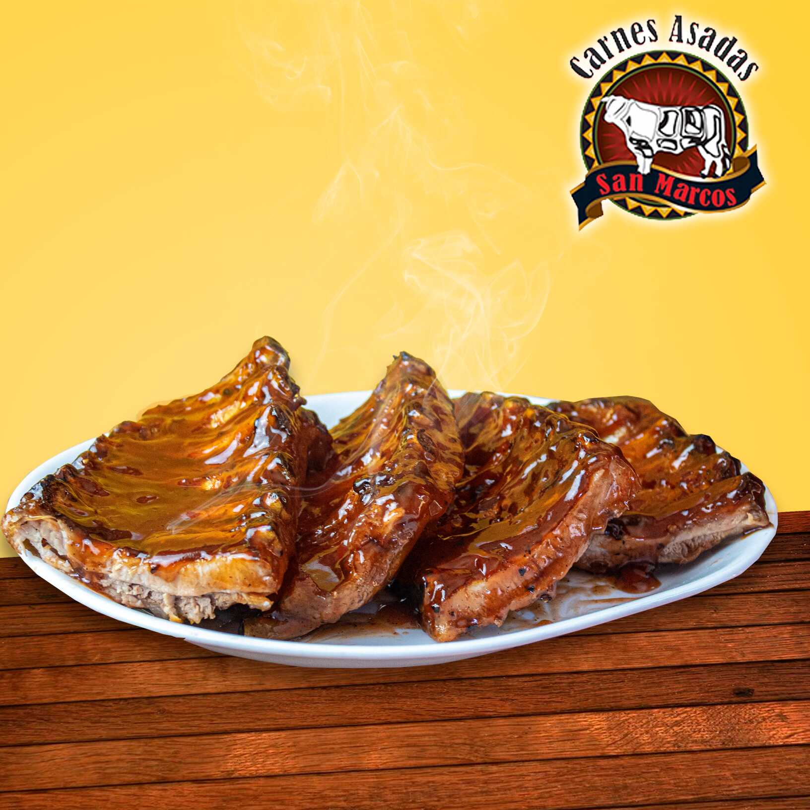 1 Kilo de Costilla BBQ