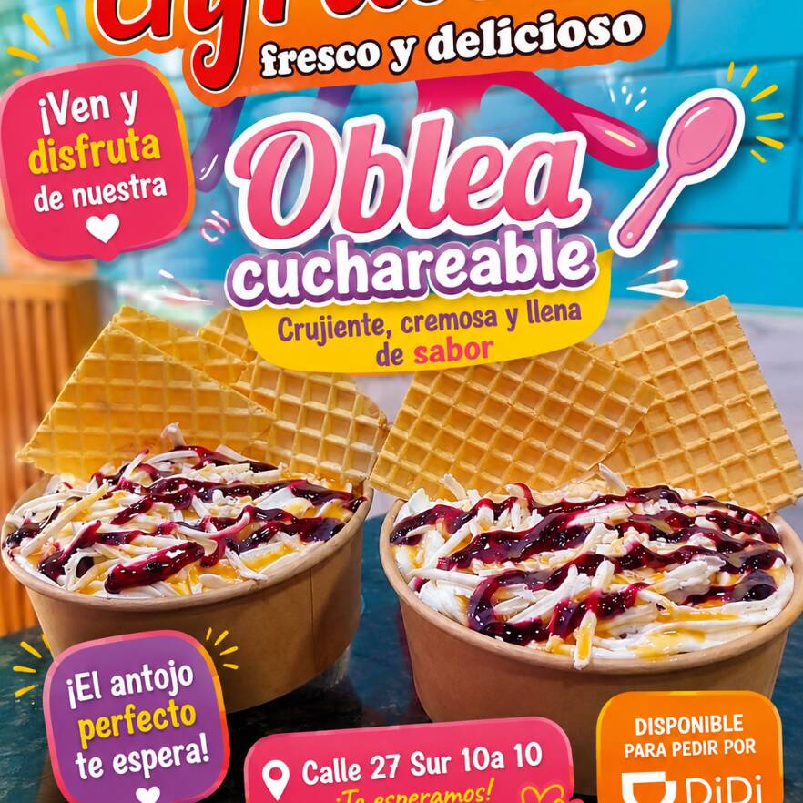 Oblea cuchareable