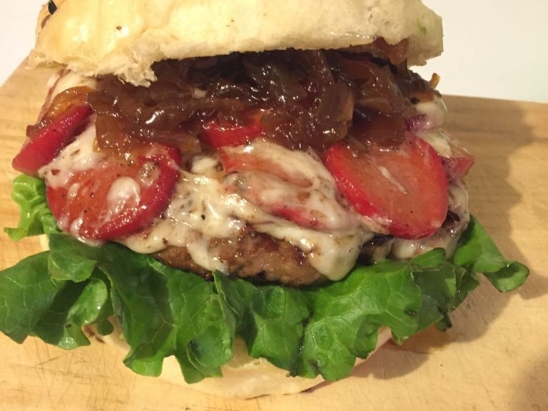 Salchi burger