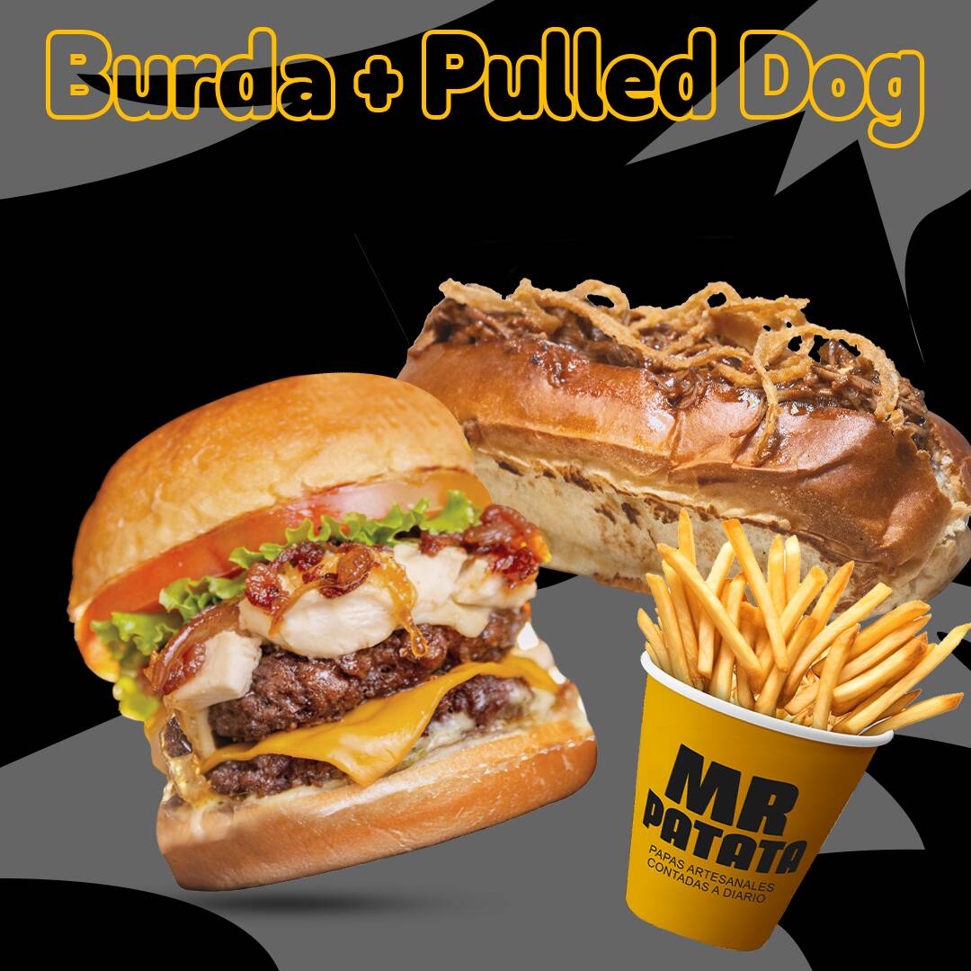 DUO Mr Burda + Pulled Dog