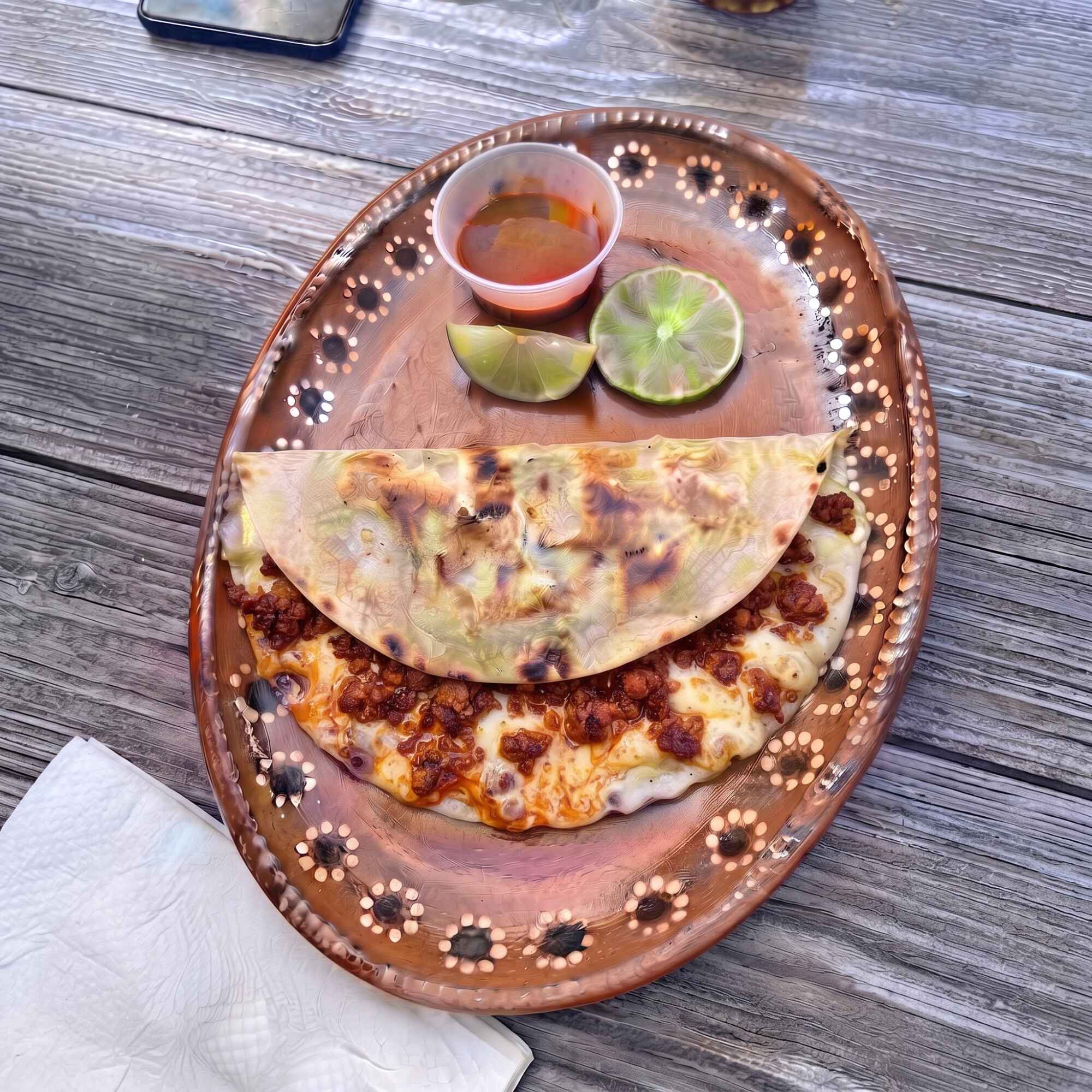 Quesadilla de Chorizo