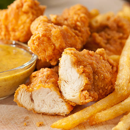 Tenders de Pollo con Papas