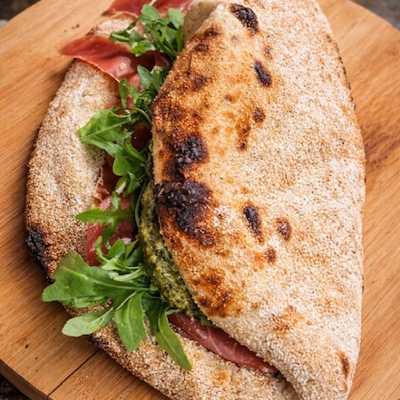 Prosciutto Pizza Sadnwich