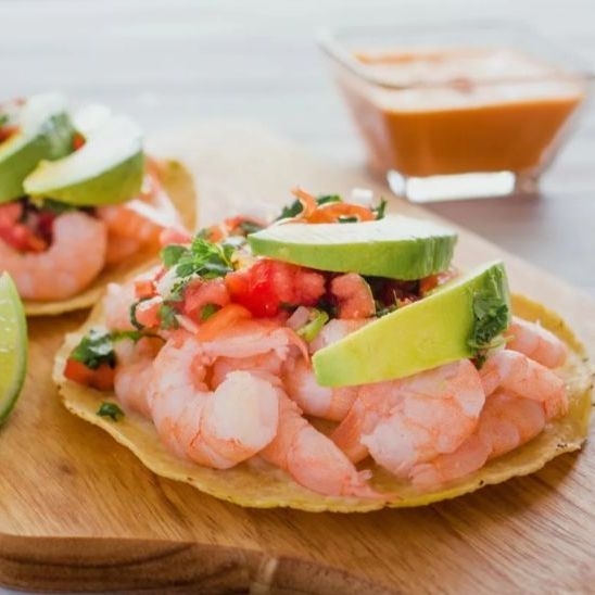 Tostadas de Camaron