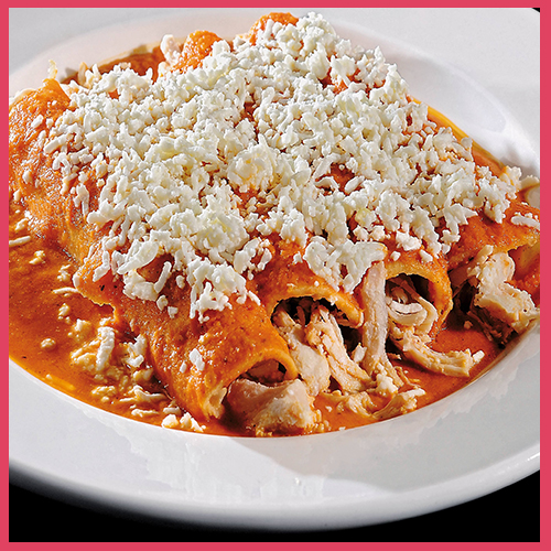 ENCHILADAS ROJAS (3 PZAS):