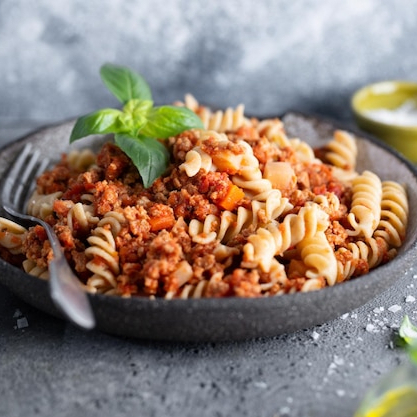 macarrão a bolonhesa integral
