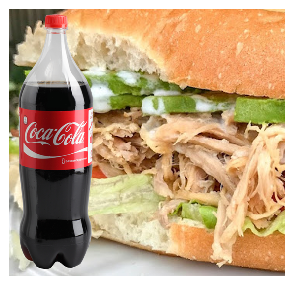 (1 Torta y COCA 355)