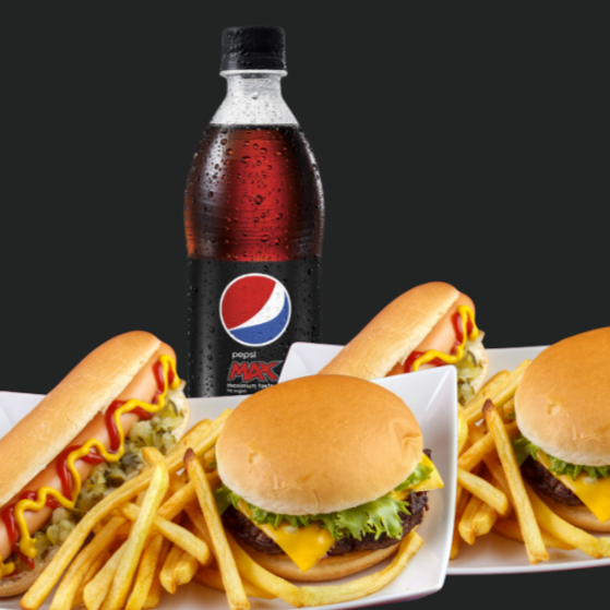 Combo Luces de Diciembre 2 HAMB+2 PERROS EN COMBO