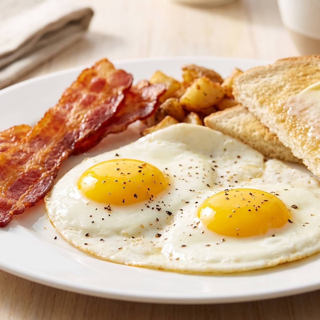 Huevos con Tocino