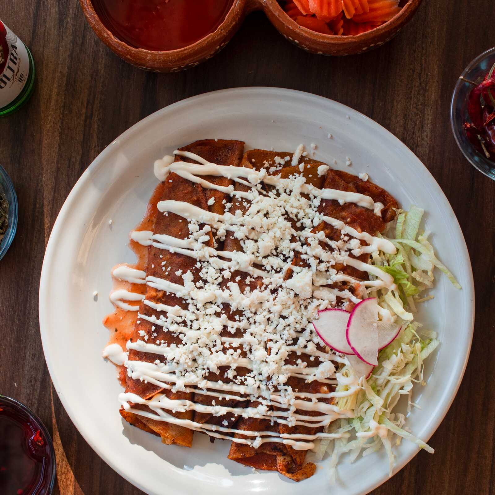 Enchiladas de Pollo
