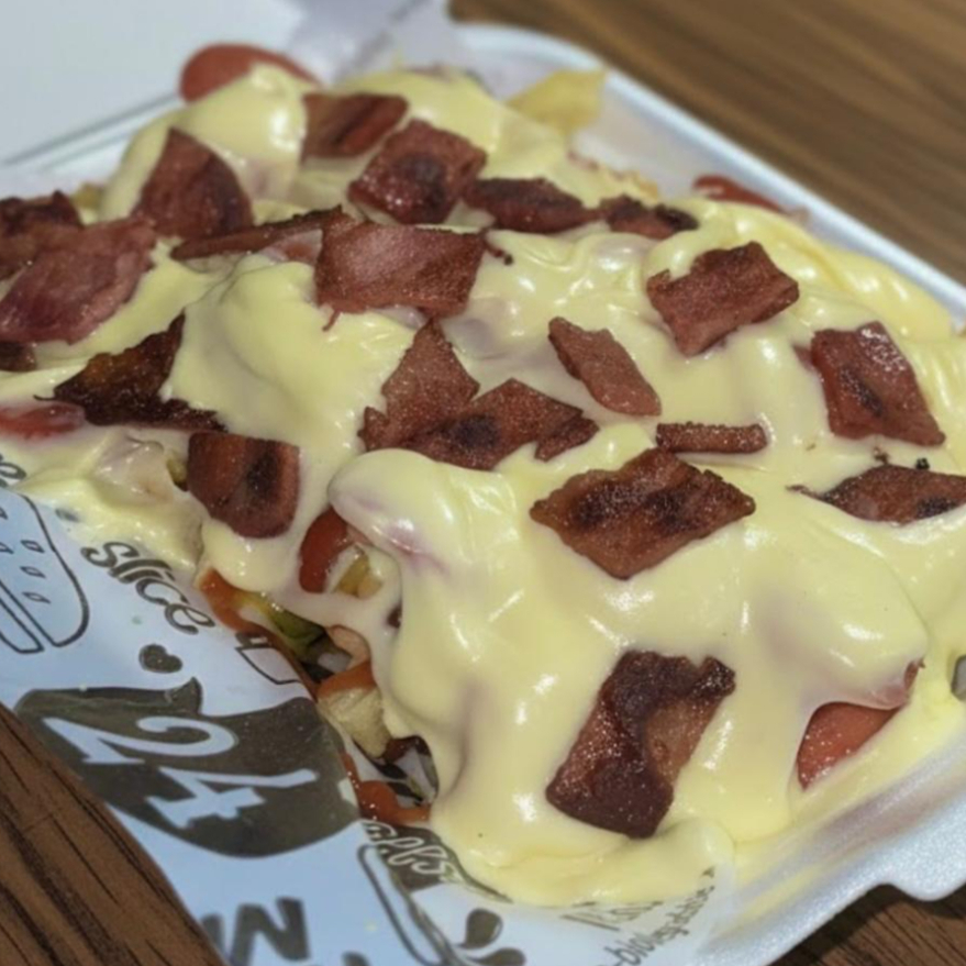 Salchipapa Gratinada con Tocineta Didi Top