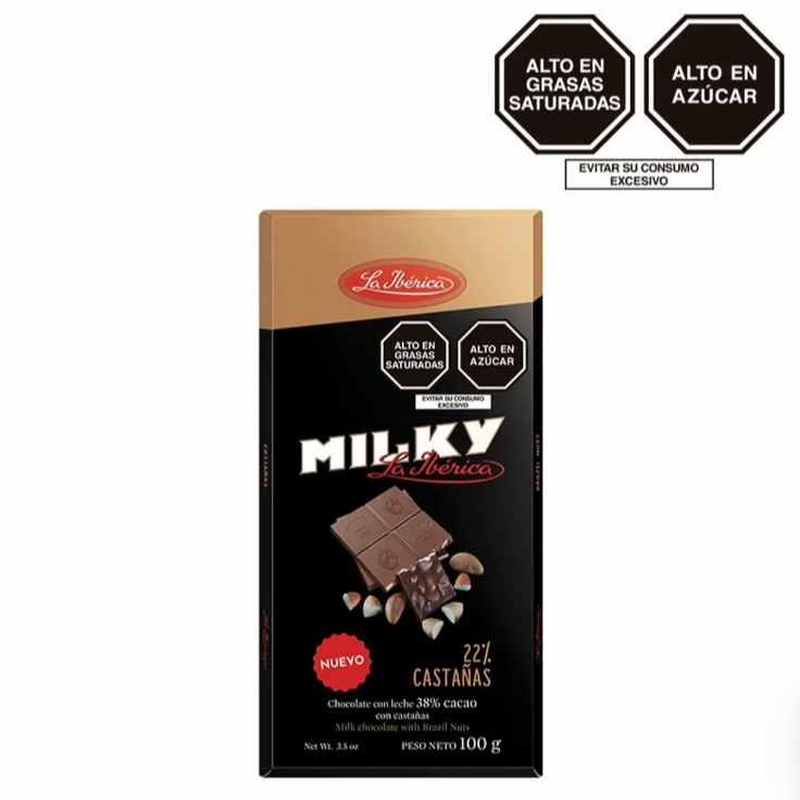Tableta Milky Castañas 100 g