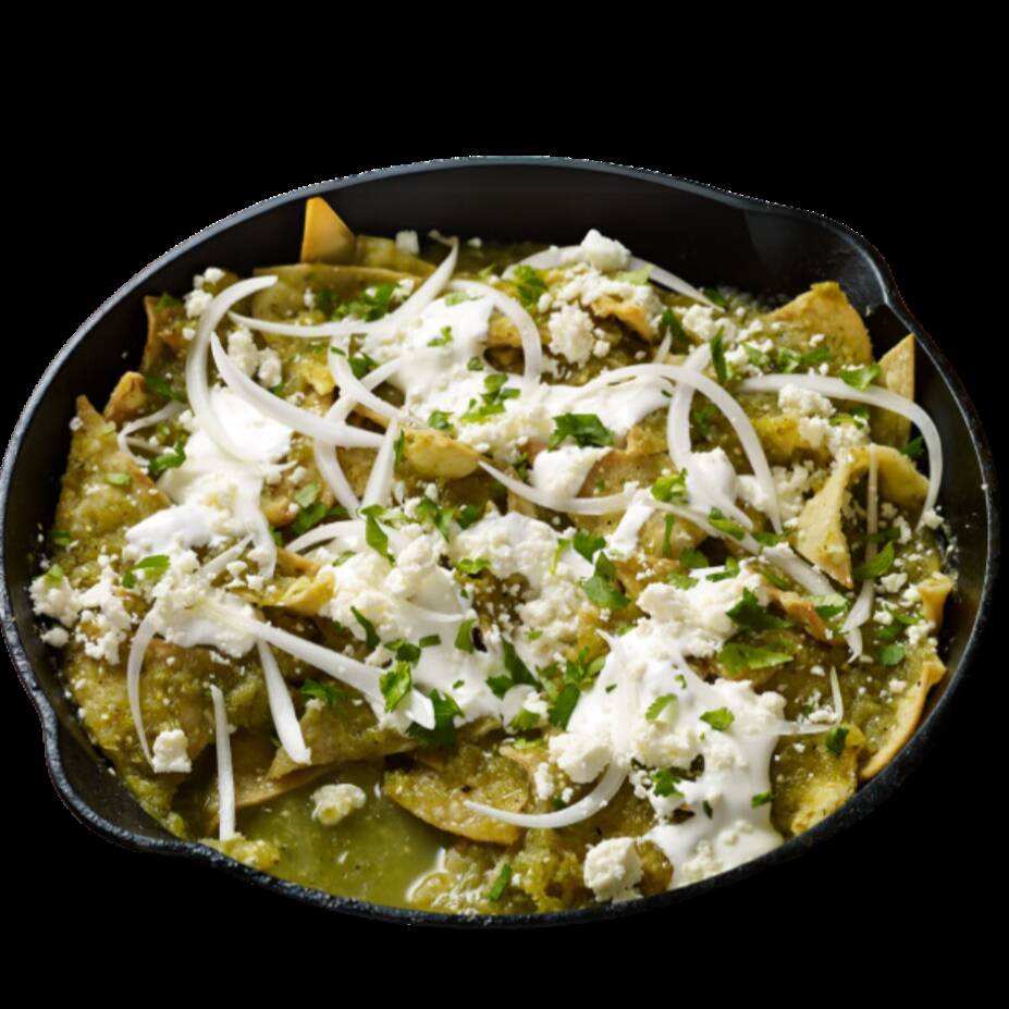Chilaquiles Verdes con Pollo